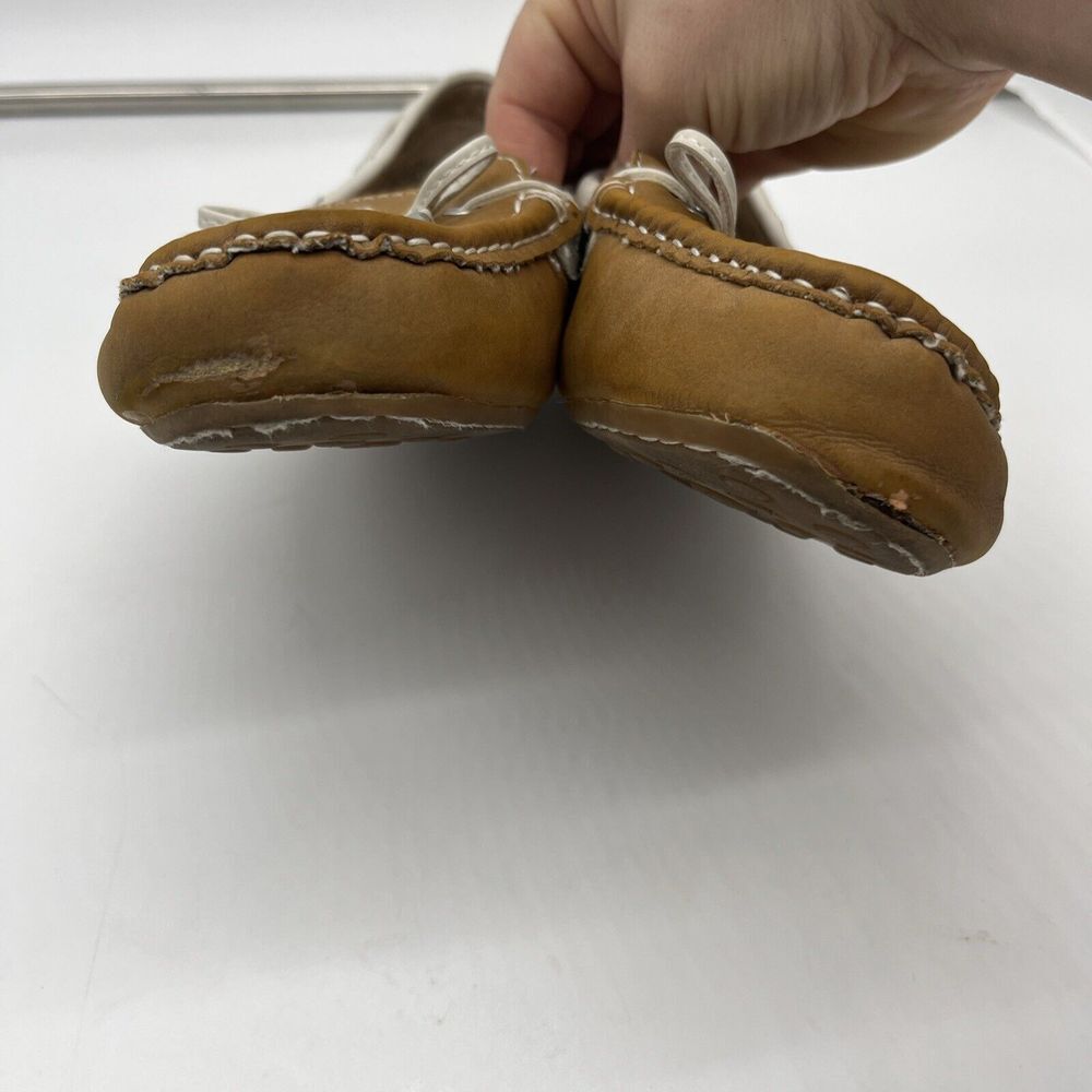 BOC BORN CONCEPTS BROWN White SLIP ON LOAFERS‎ MOCCASINS FLATS 8M - Picture 8 of 11